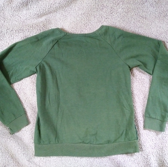 SOLD Maurices Crochet Lace Front Sweatshirt - Picture 4 of 5